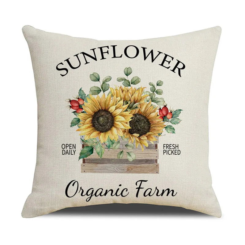Lavender Linen Pillowcase