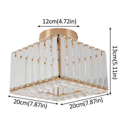 DecorBites™ Crystal LED Pendant Light for Kitchen Dining Living Room