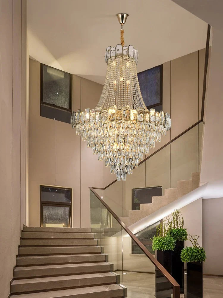 Decorbites™ Gold LED-Kristall-Lüster Moderne Luxusbeleuchtung für das Wohnzimmer