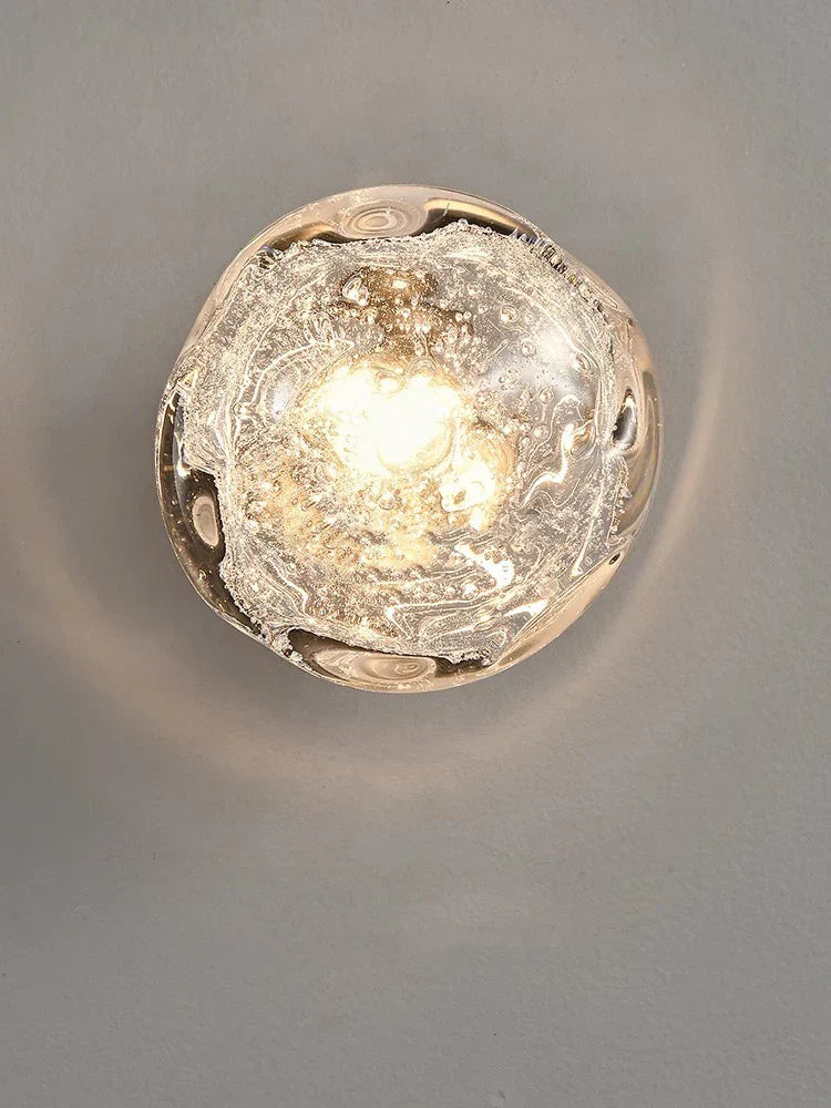 DecorBites™ Crystal Glass Wall Sconce Lamps for Stylish Living Room and Bedroom Lighting