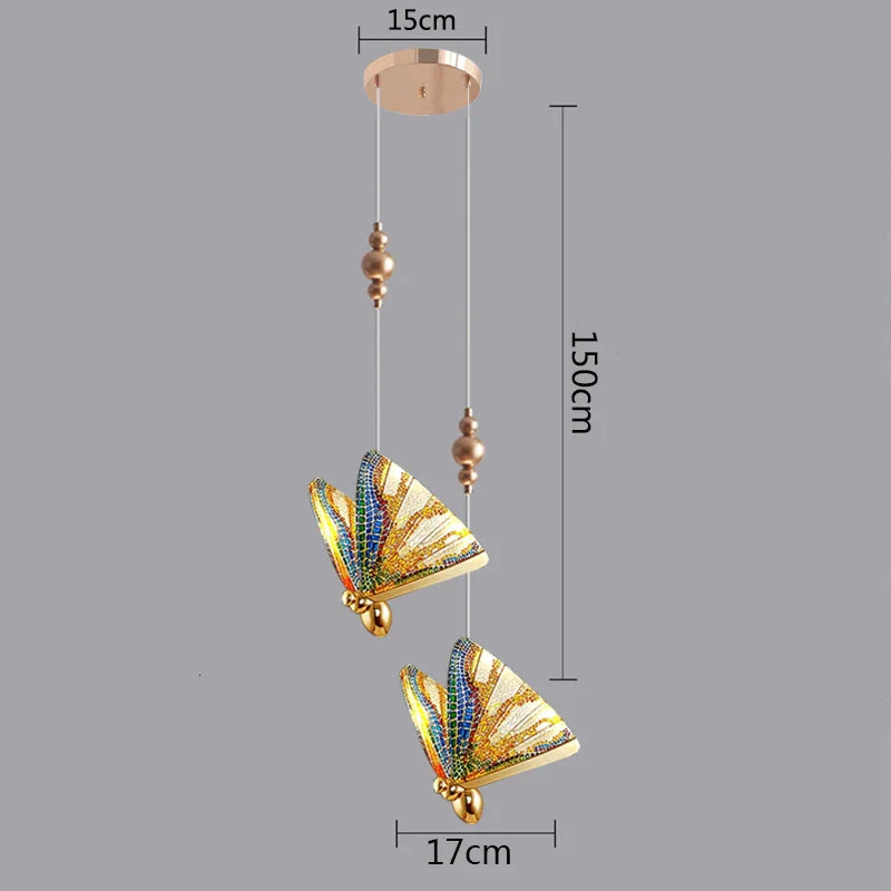 Acrylic Butterfly Pendant Lamp
