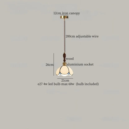 Decorbites™ Grüne Glas-LED-Hängeleuchten Amerikanische Vintage-Hängelampe