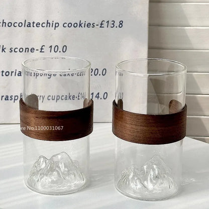 Decorbites™ Guanshan Hängeohr-Kaffeetasse Glas-Wasserbecher für Handgebrühter Latte-Tee-Getränk
