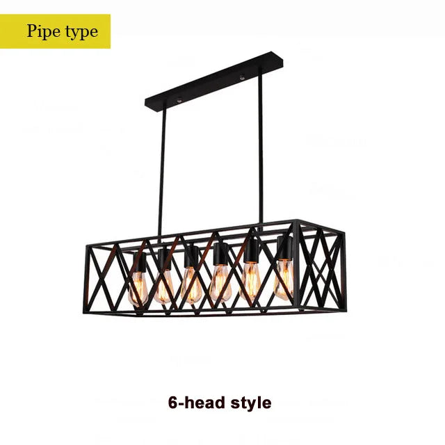 Decorbites™ Industrielle Kronleuchter: Retro-Loft-Stil Pendelleuchte für Bars, Restaurants und Einzelhandelsumgebungen