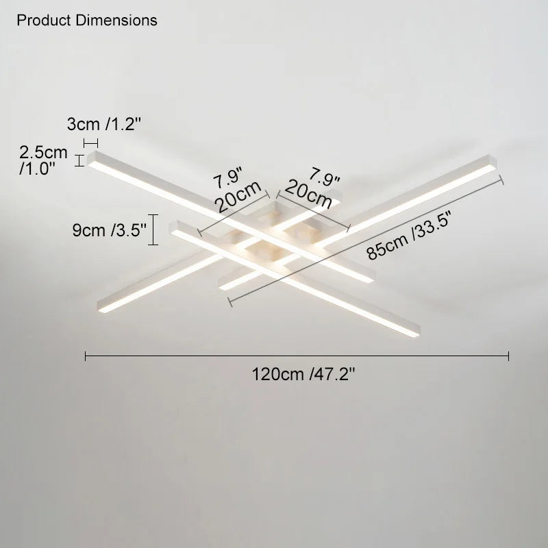 Decorbites™ Schwarze LED-Deckenleuchte Chandelier für das Hauptschlafzimmer und Wohnzimmer, energiesparende Beleuchtung
