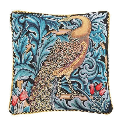 Decorbites™ Löwen-Teppich-Jacquard-Quadrat-Kissenbezug für Sofa und Bett – Vintage-Tierstil
