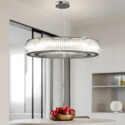 DecorBites™ Crystal LED Ceiling Pendant Chandelier for Modern Luxury Living Room Décor