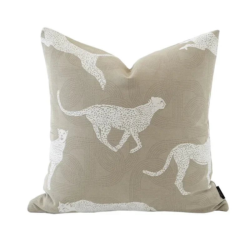 DecorBites™ Geometric Jacquard Cushion Cover | Modern Light Luxury Pillowcase | Decorative Home Accent
