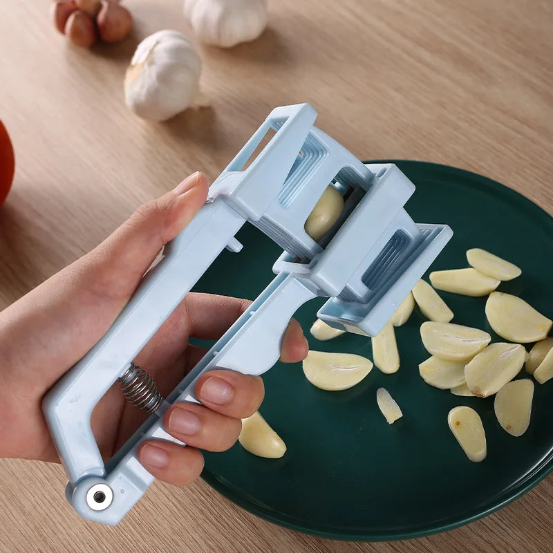 Decorbites™ Knoblauchpresse Scheiben Schneidemaschine Lebensmittelzerkleinerer Zerkleinerer Küchengerät