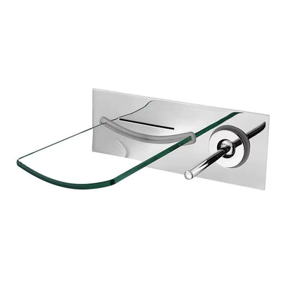 DecorBites™ LED Waterfall Wall Mount Bath Faucet with Temperature Control