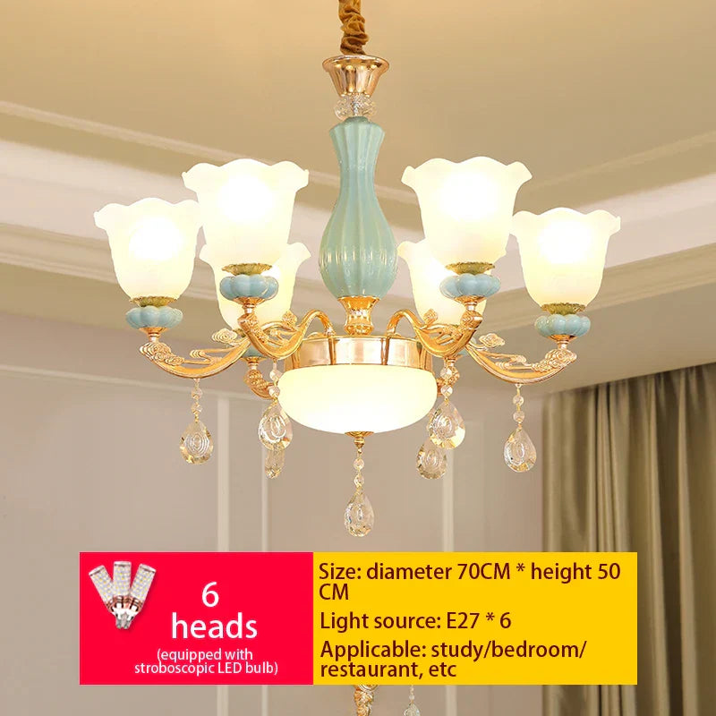 Modern European Chain Chandelier