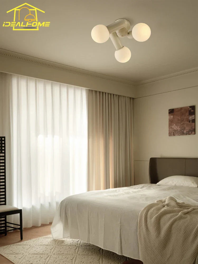 Decorbites™ Sahne Wind LED Deckenleuchte – Modern, warm, einfach für die Hausdekoration