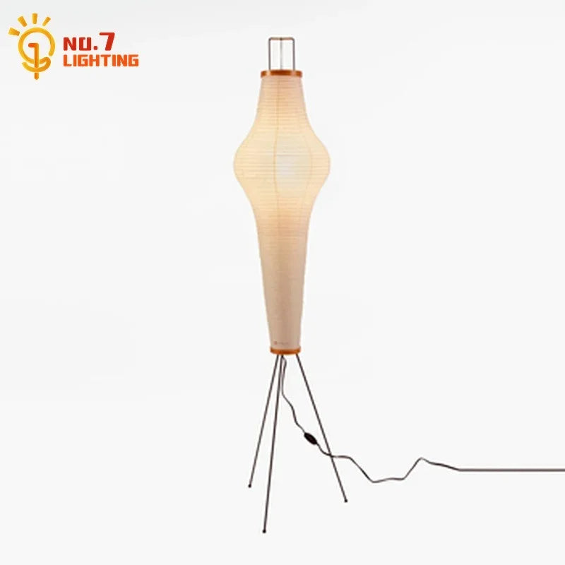 Zen Iron Wood Floor Lamp