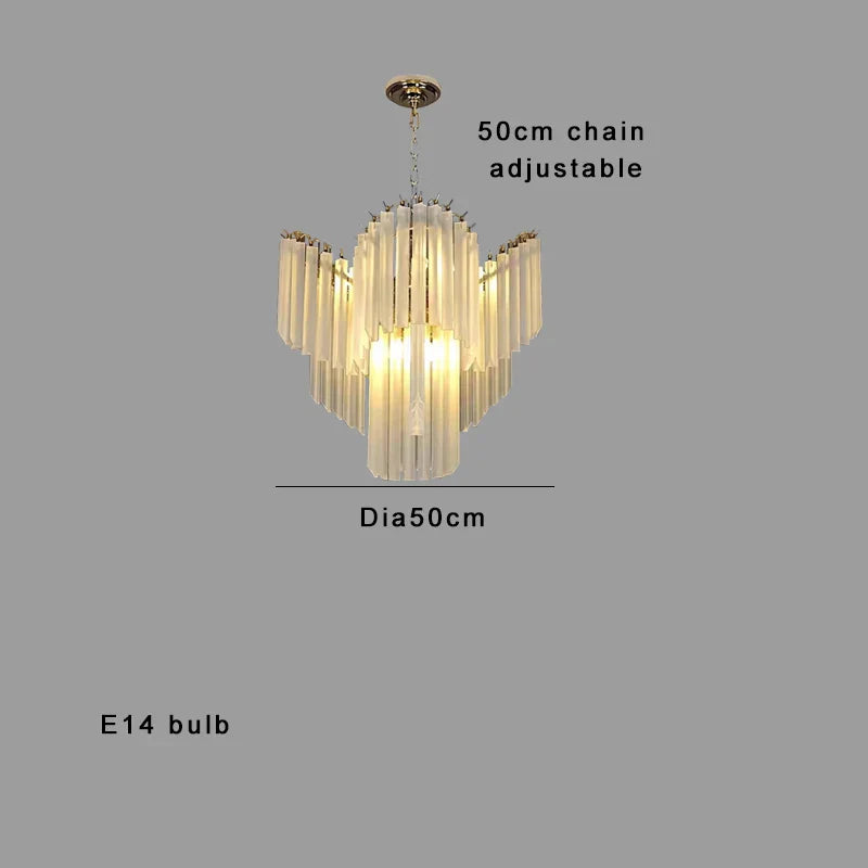 Decorbites™ Kristallglas-Lüster Elegantes Luxus Vintage-Hängeleuchte Französische Lampen