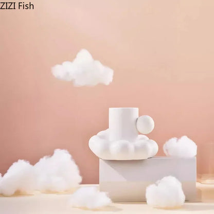 DecorBites™ Cotton Candy Ceramic Cup & Saucer Set for Coffee, Tea, Milk, Juice