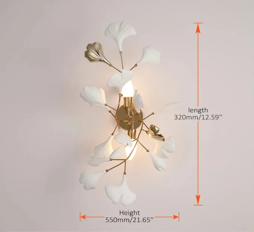 Gold Porcelain Pendant Light