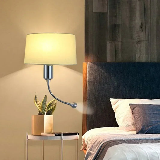 Decorbites™ Elegante Stoff-Wandlampe für das Betthören im modernen nordischen Stil
