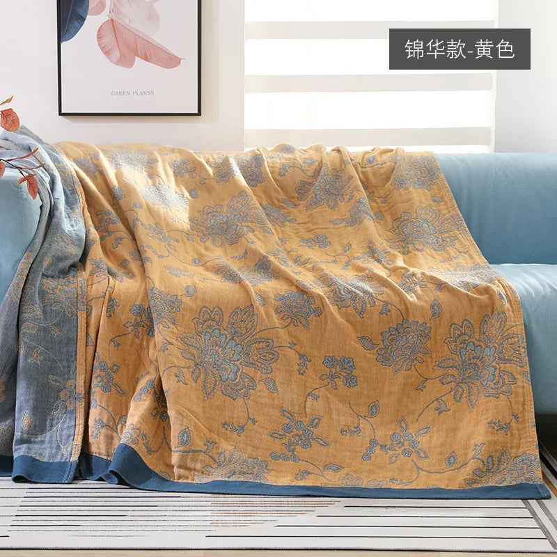 Decorbites™ Baumwoll-Gaze-Sommereinbettung - Leichte Klimaanlagen-Decke für Mädchen