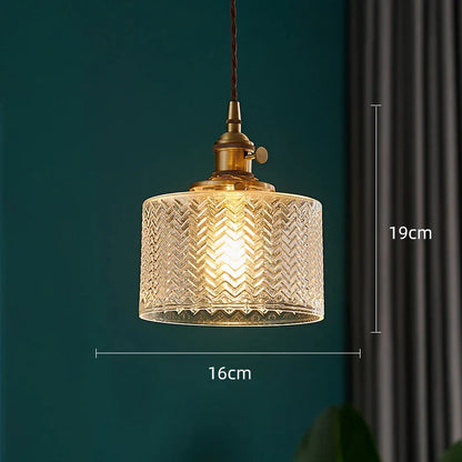Decorbites™ Grüne Glas-LED-Hängeleuchten für Innenbeleuchtung im Zuhause, Wohnzimmer, Bar & Café