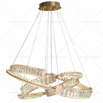 Decorbites™ Leichtes Luxus-Kristall-Lüster für elegante Wohn- und Essensatmosphäre