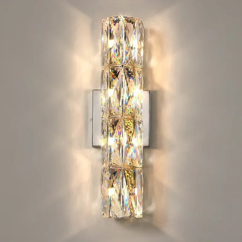 DecorBites™ Crystal Wall Light: Luxury Nordic Style for Living Room & Bedroom