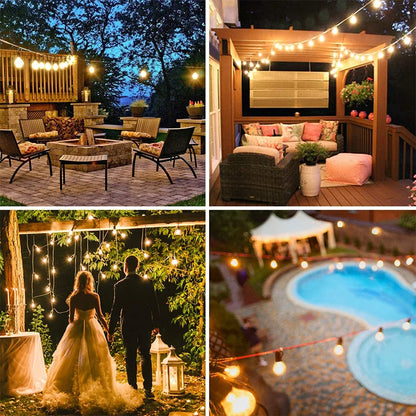 Decorbites™ G40 LED-Lichterkette für Außendekoration und Gartenbeleuchtung zu festlichen Anlässen