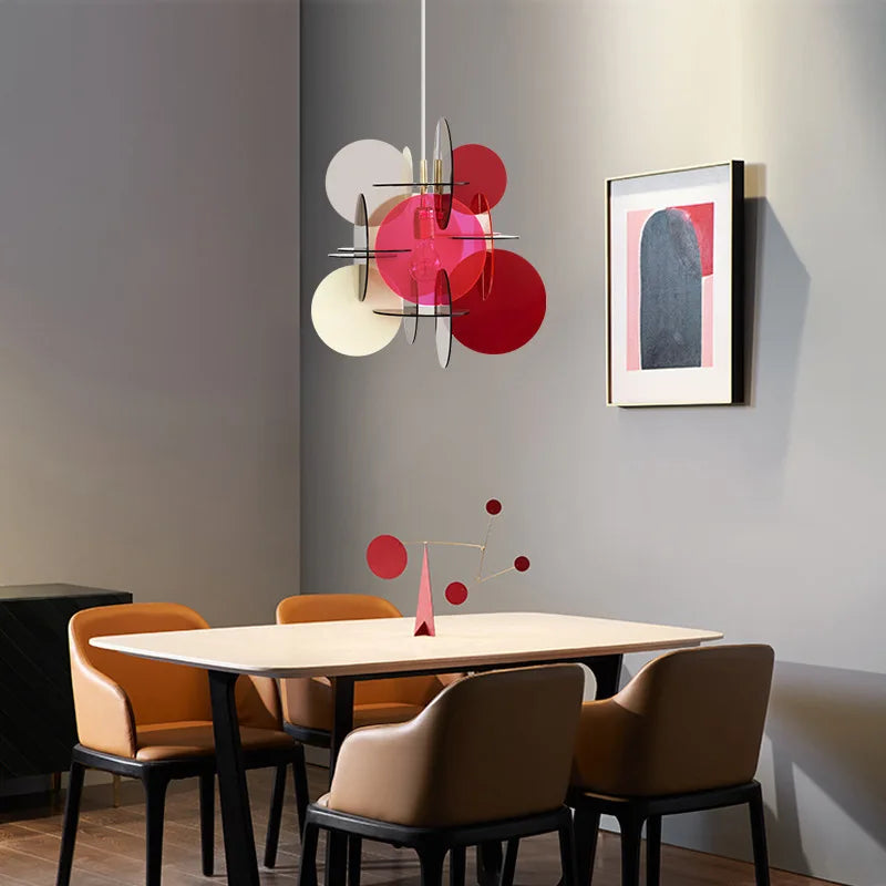 Decorbites™ LED-Akryl-Hängeleuchten: Nordisch kreativer Spleiß, Bunt für Wohnzimmer & Kinderzimmer