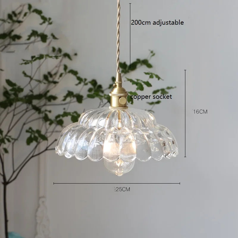 Glass Vintage Pendant Lamp