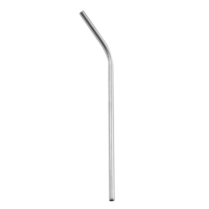 Decorbites™ 304-Edelstahl-Wiederverwendbare-Trinkhalme-Set für Getränke – Umweltfreundliche Metall Gebogene & Gerade