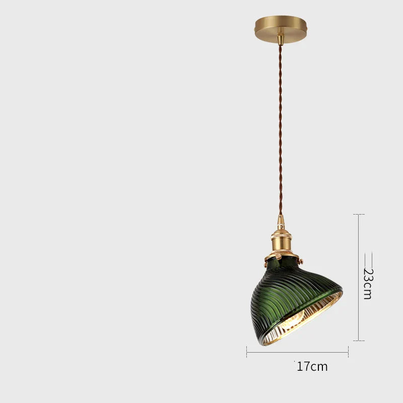 Decorbites™ Grüne Glas-LED-Hängeleuchten für Innenbeleuchtung im Zuhause, Wohnzimmer, Bar & Café