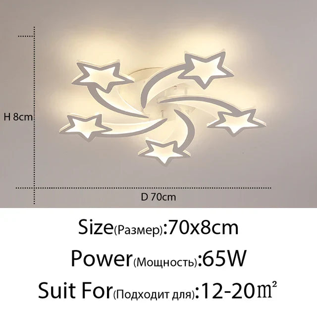 Decorbites™ LED-Acrylichtkronleuchter mit Fernbedienung für Innenbeleuchtung im Haus