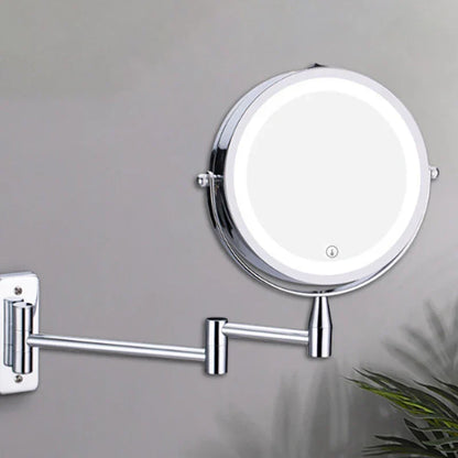 Decorbites™ LED-Licht-Make-up-Spiegel 10-fache Vergrößerung Doppelseitig Touch-Dimming