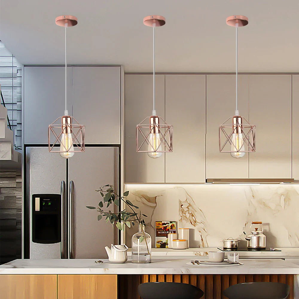 Decorbites™ Industrielles Retro-Loft-LED-Pendantleuchte für Wohnzimmer, Küche und Heim