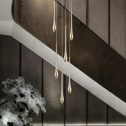 DecorBites™ Gold-Plated Modern Chandeliers for Living Room, Staircase, Restaurant, Kitchen