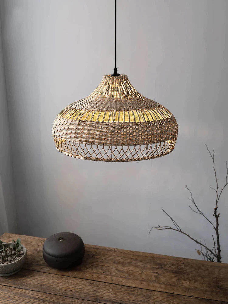 Decorbites™ Bambus-Rattan-Hängeleuchten für Küsten-Wabi-Sabi-Heimdekoration