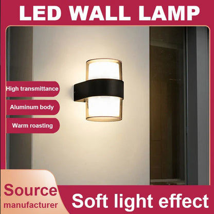 Decorbites™ LED-Wandleuchte: Moderne Innen- und Außenleuchte für Zuhause, Garten, Treppe, Schlafzimmer und Terrasse