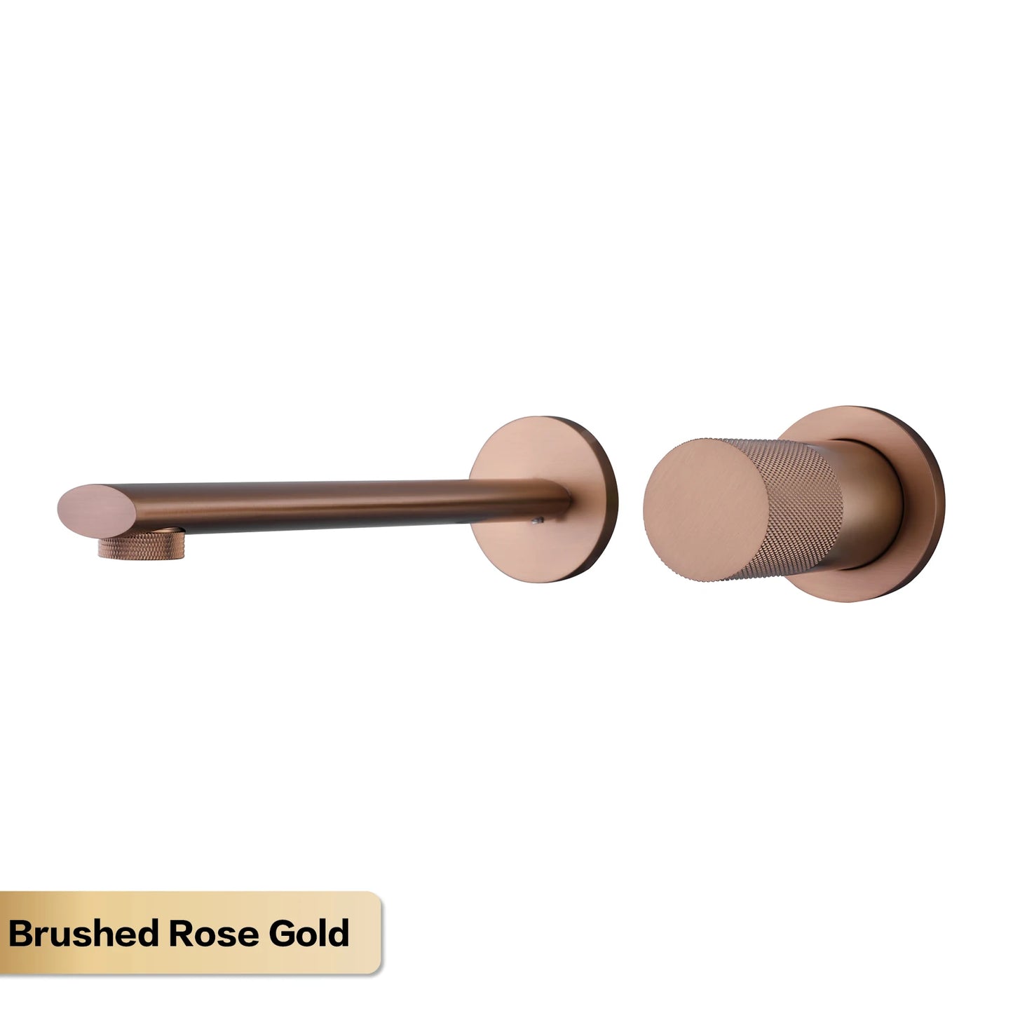 Luxury Rose Gold Wall Mounted Bathroom Faucet