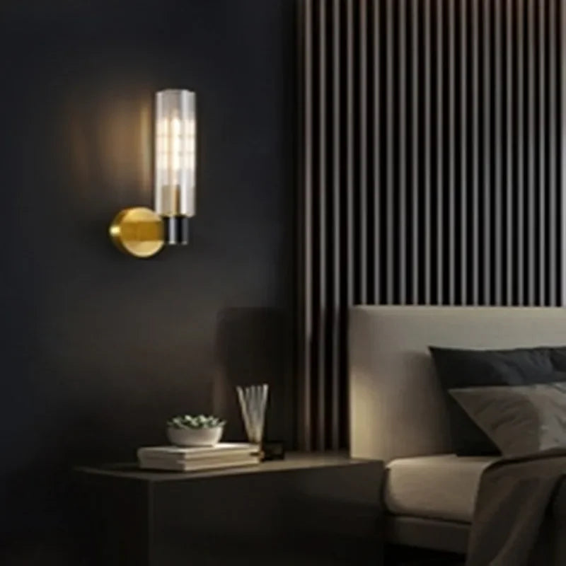 DecorBites™ Luxe Copper Wall Lamp for Bedside, Corridor, Reading Room, TV Background