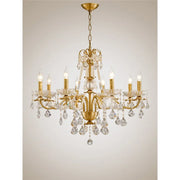 Gold Brass Retro Chandelier