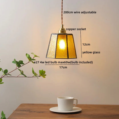 Decorbites™ Grüne Glas-LED-Pendantleuchten Moderne Hängelampe Heimdekoration