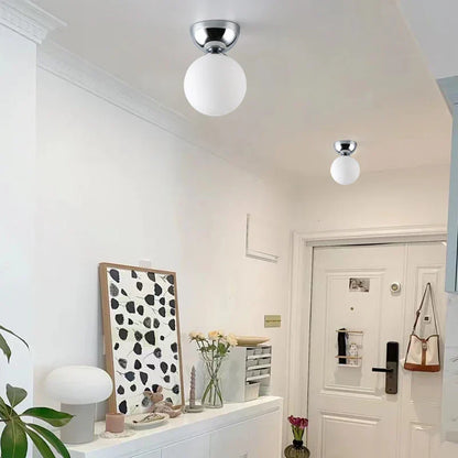 DecorBites™ Glass Iron LED Ceiling Light - Modern Nordic Style Lighting Fixtures