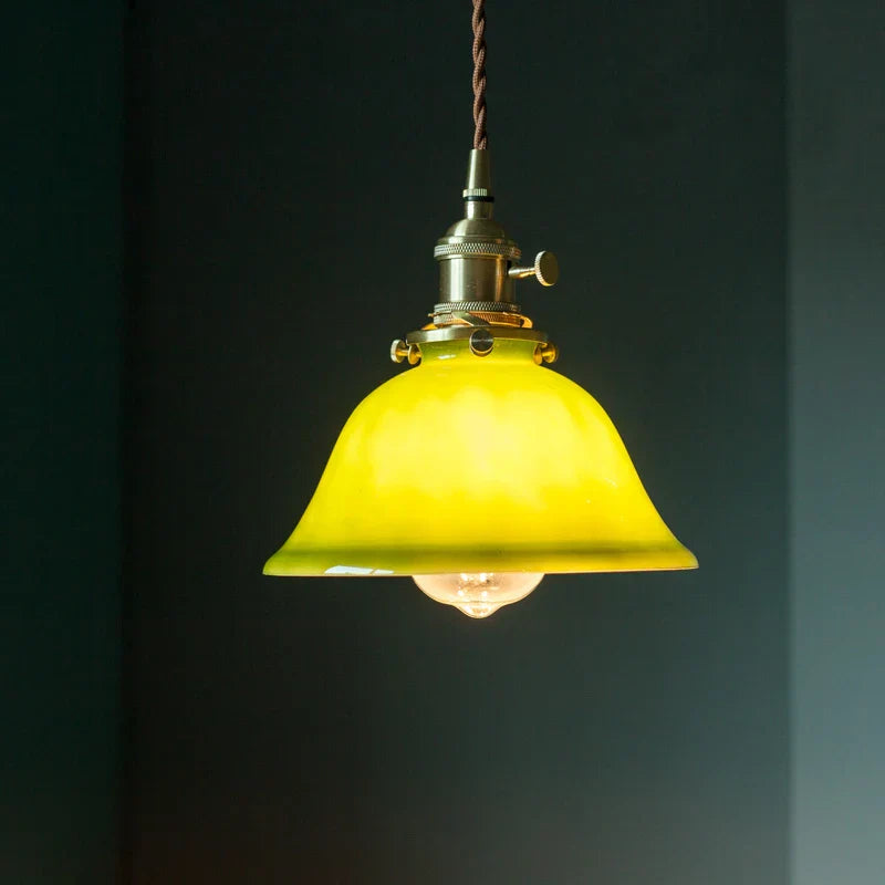 Green Vintage Pendant Light Japanese-America Style