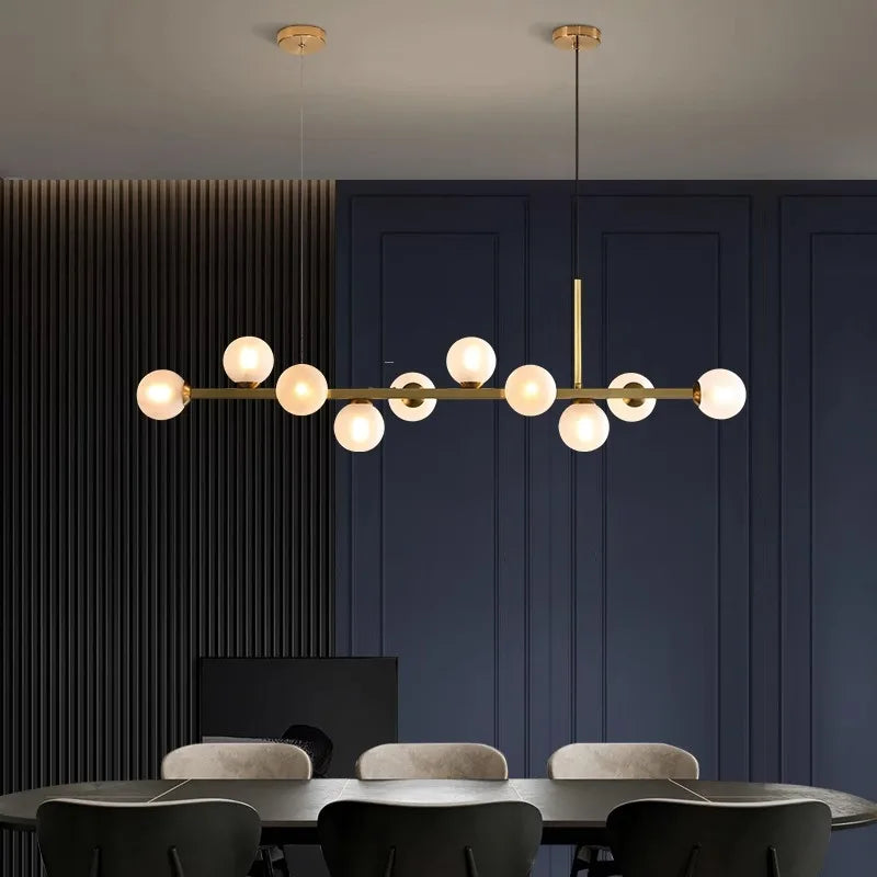 Copper Industrial Pendant Light 16-Head Brown
