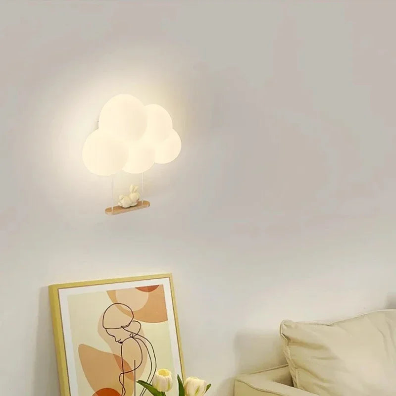 Decorbites™ Kinderzimmer LED-Tier-Wandlampen - Affe Hase Wolke Design