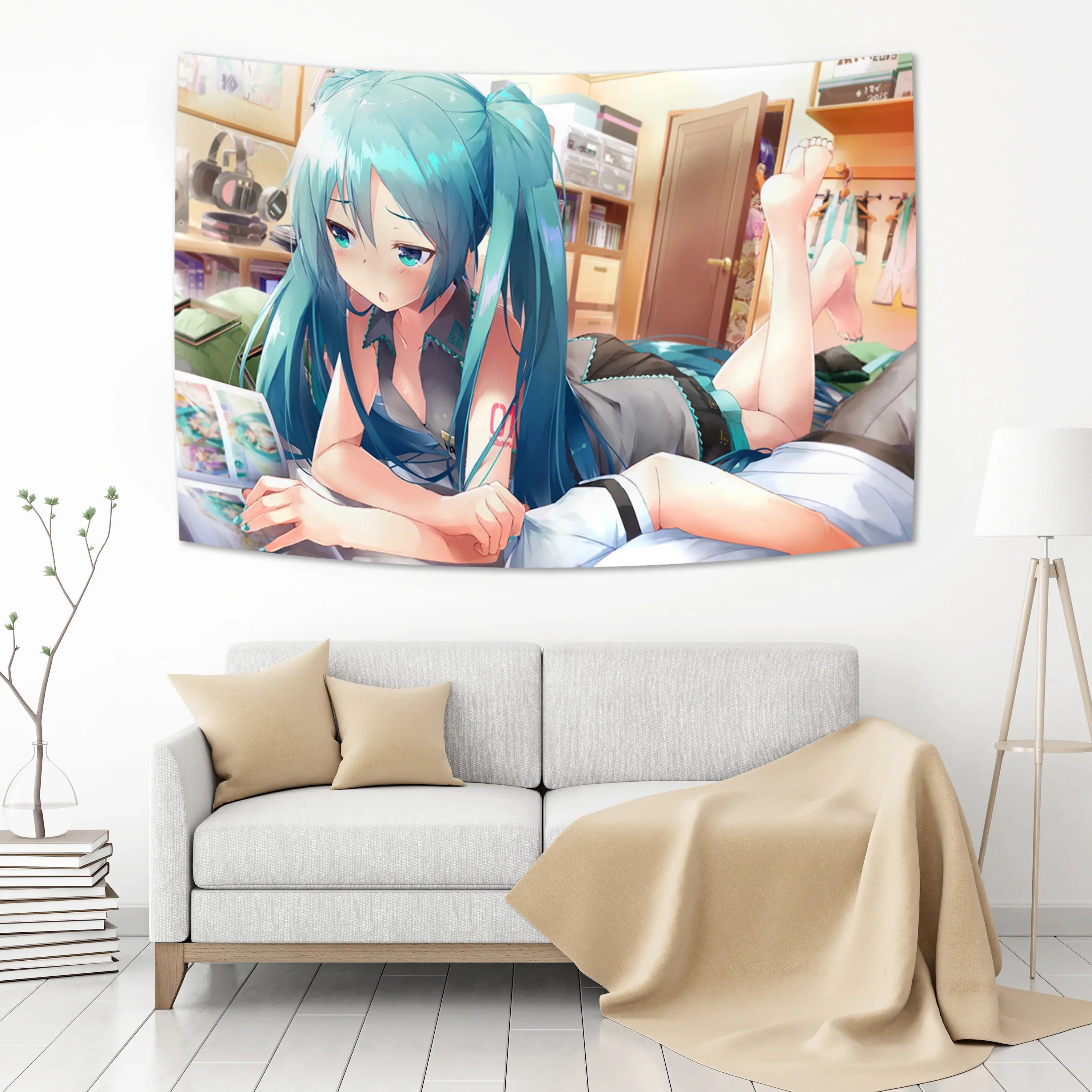 Polyester Anime Tapestry Decor