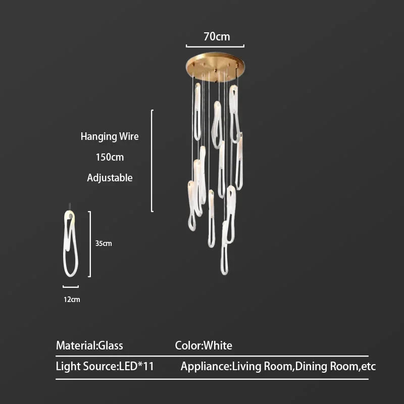Decorbites™ LED-Hängeleuchter für Wohn- und Esszimmer Luxus-Leuchtenarmatur