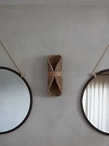 Decorbites™ Japanisches Wabi-Sabi Ratta-Gewebe Wandleuchte für die Raumdekoration
