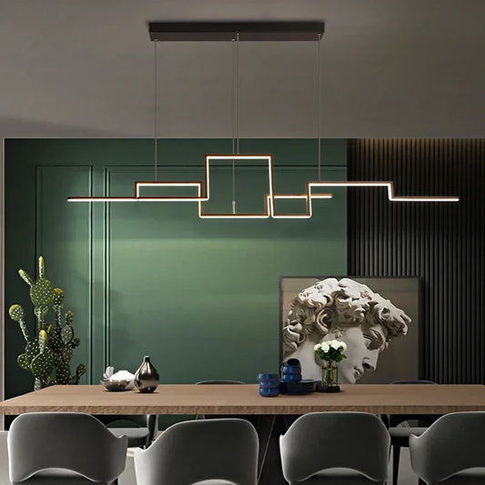 DecorBites™ Geometric LED Pendant Lights for Dining Room Kitchen Bar Home Decor