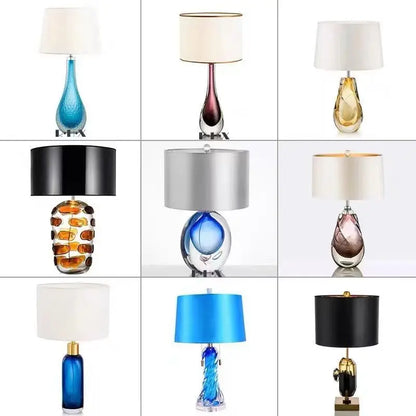 Decorbites™ Glas-Tischleuchte: Moderne Kunst-LED-Schreibtischlampe für Zuhause und Hotel