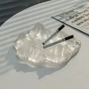 Decorbites™ Eisberg-Glas-Dessertteller: Künstlerisches französisches Club-Tischgeschirr